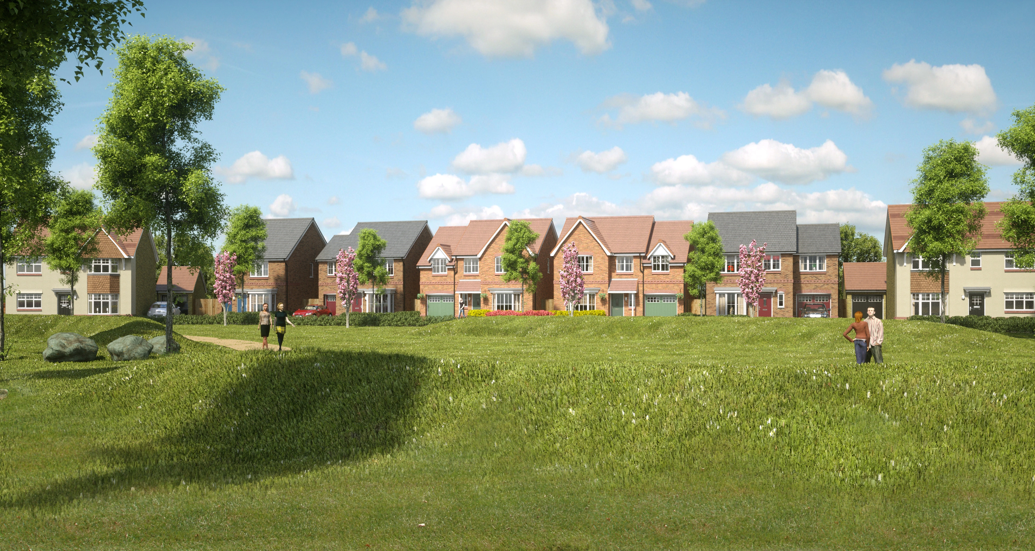 Cottage style homes at North Leigh Park